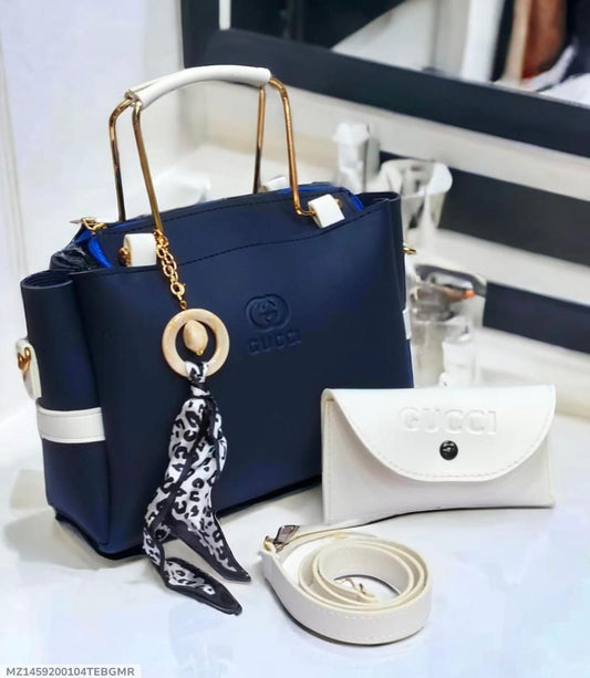 Women's Rexine Plain GUCCI Hand Bag